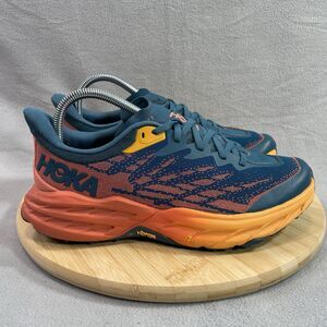 Hoka Speedgoat 5 Women’s Size 8 B Blue Coral Camellia Trail Running Shoes